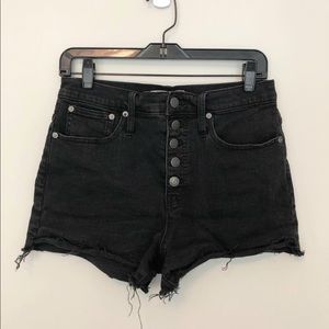 Madewell Button Front Shorts 28